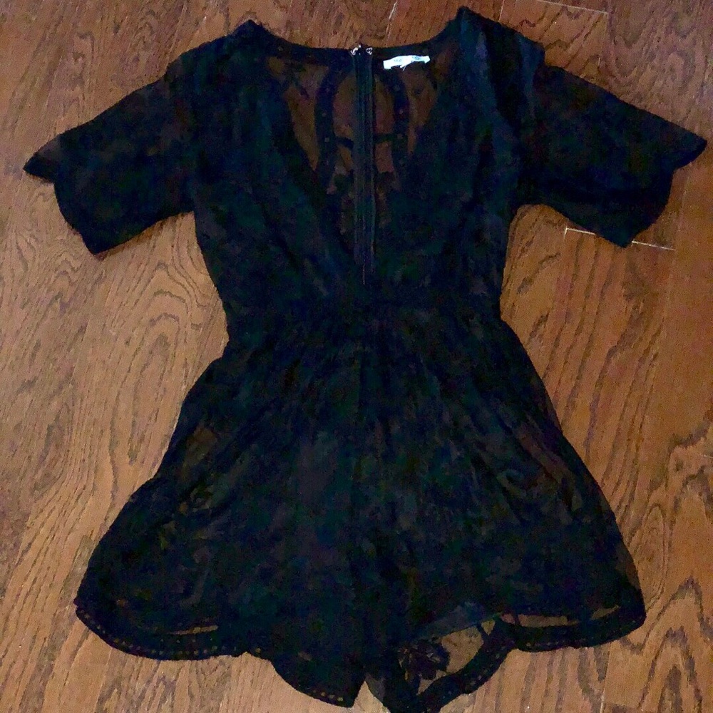 $10 WEEKEND SALE!! PL Black Lacey Romper